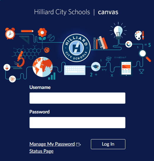 Hilliard Canvas Login Access Canvas Login Page